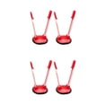 thumbnail image 4 of Ounissouiy Paquete de 2 bolsas de preparación de alimentos, soporte para estante, bolsas de sándwich reutilizables ajustables, soporte de manos Rojo 2piezas, 4 of 6