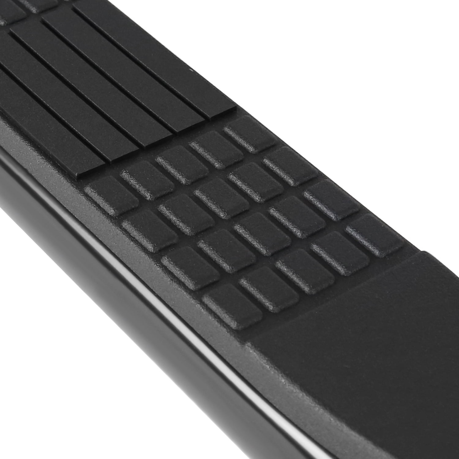Spec-D Tuning 4" Black Oval Running Boards Nerf Side Step Bars Compatible with 2015-2024 Ford F150 Super Crew Cab, 2017-2021 Ford F250 350 450 550 Super Duty Crew Cab