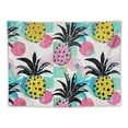 thumbnail image 5 of Orinice Pineapples Checkered Pattern Maximalism Tapestry Wall Hanging Unique Style Graphic Tapestries Home Decor Art for Living Room Bedroom Apartment Farmhouse Dorm 50x40inch, 5 of 6