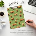 thumbnail image 5 of ALAZA Plastic Clipboard A4 Letter Size Decorative Clipboards for Students Women Men 9" x 12.5" Highland Cattle Meadow, 5 of 6