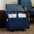 Everything Mary Rolling Sewing Machine Tote Blue Dot