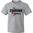 thumbnail image 3 of Inktastic Breast Cancer Awareness My Grandma is a Fighter Youth T-Shirt, 3 of 5