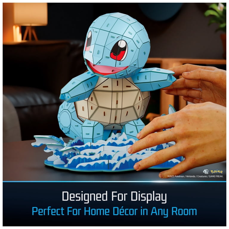 4D Build Pokemon Squirtle 3D Model Kit, 180 Pieces photo 5