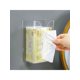 thumbnail image 3 of 1pc Wall-mounted Transparent Tissue Box Holder, Non-trace Stick-on Paper Napkin Case For Bathroom, Bedroom And Living Room, 3 of 5