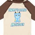 thumbnail image 4 of Inktastic Daddys little monster Boys or Girls Long Sleeve Baby Bodysuit, 4 of 5