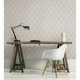 thumbnail image 3 of Brewster Vertex Taupe Diamond Geometric Wallpaper, 3 of 4