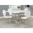 Pemberly Row Dining Table in Glossy White - Walmart.com