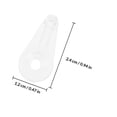 thumbnail image 2 of LITINKIMI 50Pcs Transparent Glass Retainer Clips for Cabinets Mirrors Doors Versatile and Simple Design, 2 of 8
