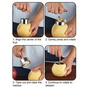 BIMZUC Stainless Steel Apple Pear Core Remover with Ergonomic Handle – Quick, Durable, Easy to Clean