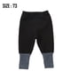 thumbnail image 2 of Laklulu Pantalones de Lana cálidos Extra Gruesos para bebé Legging de Empalme de Felpa de otoño e Invierno para bebé （Negro）,73CM, 2 of 6
