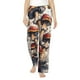 thumbnail image 1 of Balery Cute Forest Mushrooms Pantalones de pijama para mujer, pijamas ultraligeros, pantalones de estar por casa-XX-Large, 1 of 6
