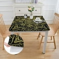 thumbnail image 2 of WYYP Gold Black Background Square Fitted Tablecloth 100% Polyester Fiber 36*36, 2 of 8