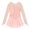 Pink, variant on YONGHS Kids Girls Ice Figure Skating Dress Mesh Long Sleeves Tutu Skirted Leotard