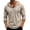 695#Khaki, variant on Mens Hoodie Pullover Thin 3/4 Sleeve Drawstring Pullover Hoodie Casual Sweatshirts with Hood Lightweight Hoodies Khaki 2XL