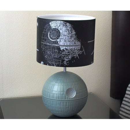 Star Wars 3D Death Star Desktop LED Lamp Light with Printed Fight Scene