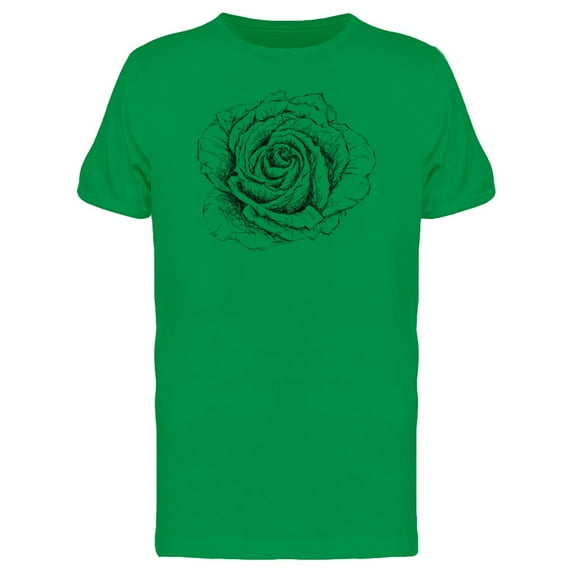 Outlines Of A Flower Tee Men's -Image by Shutterstock