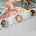 thumbnail image 4 of Manfei Girly Pink Princess Black Out Curtains, Christmas Nutcracker Royal Guarder Curtains Pack of 2 (42x63 Each), Dreamy Fairy Tale Bedroom Curtains, Curtains Blackout Home Decor, 4 of 6