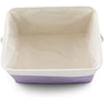 thumbnail image 5 of HYGGE + Linen Storage Bin Basket 15.8" x 12.5" x 10" Durable Fabric & Lightweight Design, Storing Toys, Books, Linens, Games, Clothing, Baby Products & More! (2 PACK, WHITE/PURPLE), 5 of 6