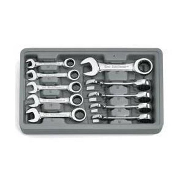 Apex Tool Group - KD Gear, Cooper Hand GWR9030 Combo Wrench 10.31 in. 12 Point Ratcheting