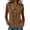 Camel, variant on Womens Summer Shirts Sleeveless Button down Solid Color Polo Collared Collared Breathable Cotton Blouse Casual Summer Purple M