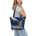thumbnail image 2 of Honeii Navy Blue Marble Print Women Top Handle Satchel Handbags,Fashion Handbag,Messenger Tote Bag Purse for Women,Shoulder Bag Handbag for Travel, Work, 2 of 6