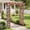 Arch 63*26*85'' Brown+2, variant on YANGXUN Light Brown Fir Wooden Wedding Arch Arbor Plant Climbing Trellis Pergola for Garden Backyard Holiday Decor