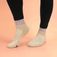 thumbnail image 2 of BambooMN Men's Rayon from Bamboo Athletic Ankle Socks - Tan - Size 6-10 - 2 Pairs, 2 of 2