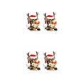 thumbnail image 3 of Destyer 2piece Stable Fixed Reflective Magnets For Car No Damage And Easy To Apply Christmas Decorations Deer 2Set, 3 of 6