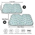 thumbnail image 3 of Haiem Sea Turtle Car Windshield Sun Shade - Blocks UV Rays Sun Visor Protector, Sunshade to Keep Your Vehicle Cool, Universal Fit SUV Van Sedan-Medium, 3 of 7
