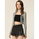 thumbnail image 2 of Disfraz de Halloween chaqueta corta con cremallera Allegra K Color plata M, 2 of 6