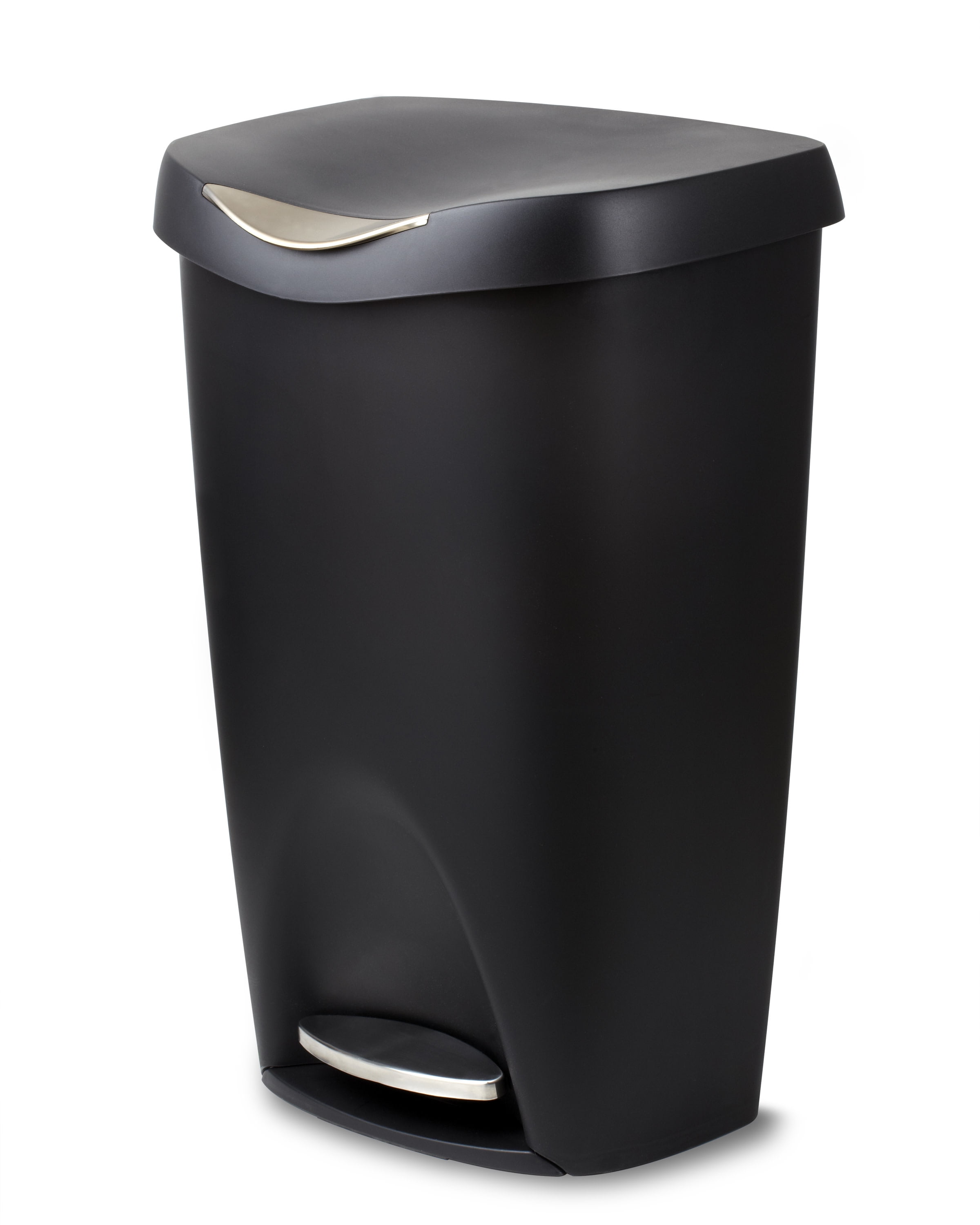 Large Kitchen Garbage Can with Umbra Brim 13 Gallon Trash Can with Lid 