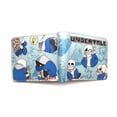 thumbnail image 1 of Cartera Undertales sin personajes de anime, delgada, plegable, de poliuretano, 1 of 2