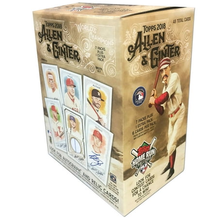 2018 Topps Allen & Ginter MLB Baseball Value Box Trading (Best Topps Baseball Card Sets)