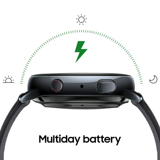 SAMSUNG Galaxy Watch Active 2 Aluminum Smart Watch (44mm) - Aqua Black - SM-R820NZKAXAR