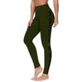 thumbnail image 4 of JJHGVB Yoga Pants Women Squat Proof Leggings for Women Joggers for Women Dress Pants for Work Women's Yoga Pants Tall Yoga Pants for Women Long Women's Trousers Army Green L, 4 of 5