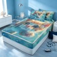thumbnail image 3 of Erosebridal Marine Cat Zipper Twin Comforter Sets with Fitted Sheet and 2 Pillowcases, Cute Animal Zipper Bedding Set, Reversible, 3 of 7