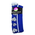 thumbnail image 2 of Crazy Love Volleyball Hearts Crew Socks (Royal/White, Small), 2 of 2