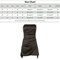 thumbnail image 3 of Mini vestido de tubo sin mangas de corte bajo para mujer, vestido corto ajustado con hombros descubiertos, vestido de fiesta de noche, XS, 3 of 6