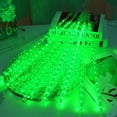 thumbnail image 3 of Guirnalda de luces LED para lluvia de meteoritos para exteriores, 30/50 cm, forma de gota de lluvia, para decoración navideña, fiestas y jardines, 3 of 5