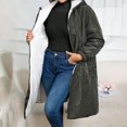 thumbnail image 4 of YYDGH Womens Winter Long Coats Sherpa Fleece Lined Puffer Down Jacket Oversized Parka Coat Outerwear with Hood, 4 of 9