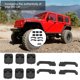 thumbnail image 1 of RC Coche Bisagra de la Puerta & Manija de la Puerta, 1set Plástico Simulación Coche Bisagras de Puer as TRX-4 1/10 RC Crawler (Negro) RC Bisagra puerta Spptty Juguete modelo, 1 of 7