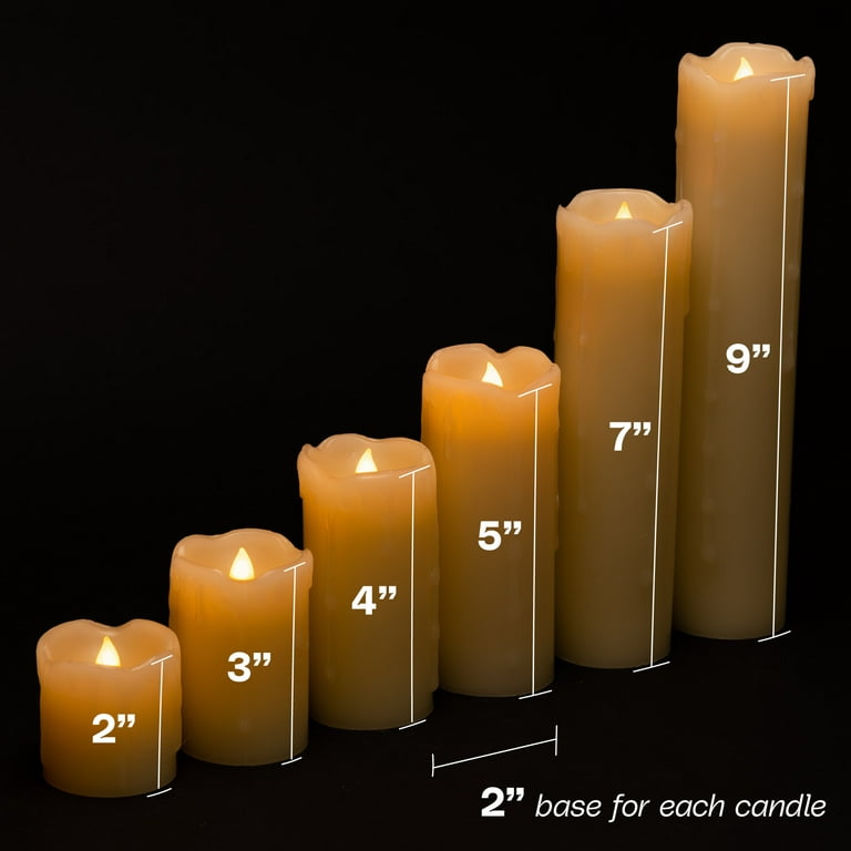 Solo Melting Wax Flickering Candle | Clock