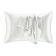 thumbnail image 2 of 2 PCS Satin Pillow Case Good Housekeeping Quality Tested Perfect Gift for a Female Friend 20.08*30 "(Clear), 2 of 8