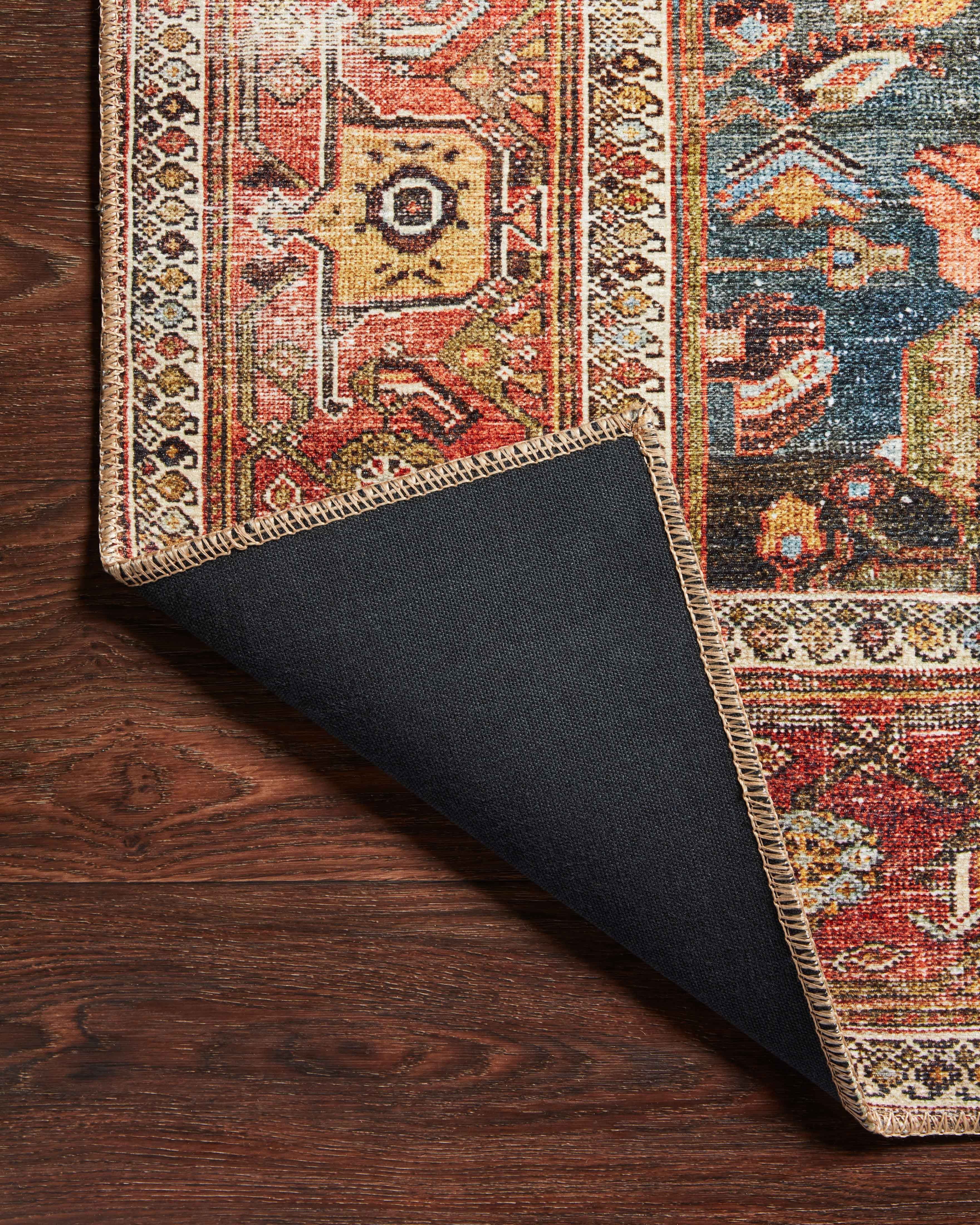 Echo Loom Grand Havana Marine / Spice 3'-6" x 5'-6" Accent Rug
