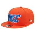 thumbnail image 3 of Men's New Era Orange Oklahoma City Thunder Jersey Hook Statement Edition 9FIFTY Snapback Hat, 3 of 6