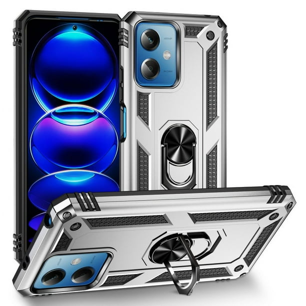 Funda de teléfono para Xiaomi Poco X5 5G y Redmi Note 12 5G (Global) de Uso Rudo Shockproof + Cristal 9D