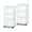 Mindful Mint, variant on Sterilite 3 Drawer Storage Cart, Plastic Rolling Medium Home Organizer, White, 2 Pack