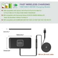 TRAHOOWireless Charger Car Chargng pad 15W Fast Wireless Phone Charger
