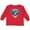 Red, variant on Inktastic America with Eagle Shield and Banner Boys or Girls Long Sleeve Toddler T-Shirt