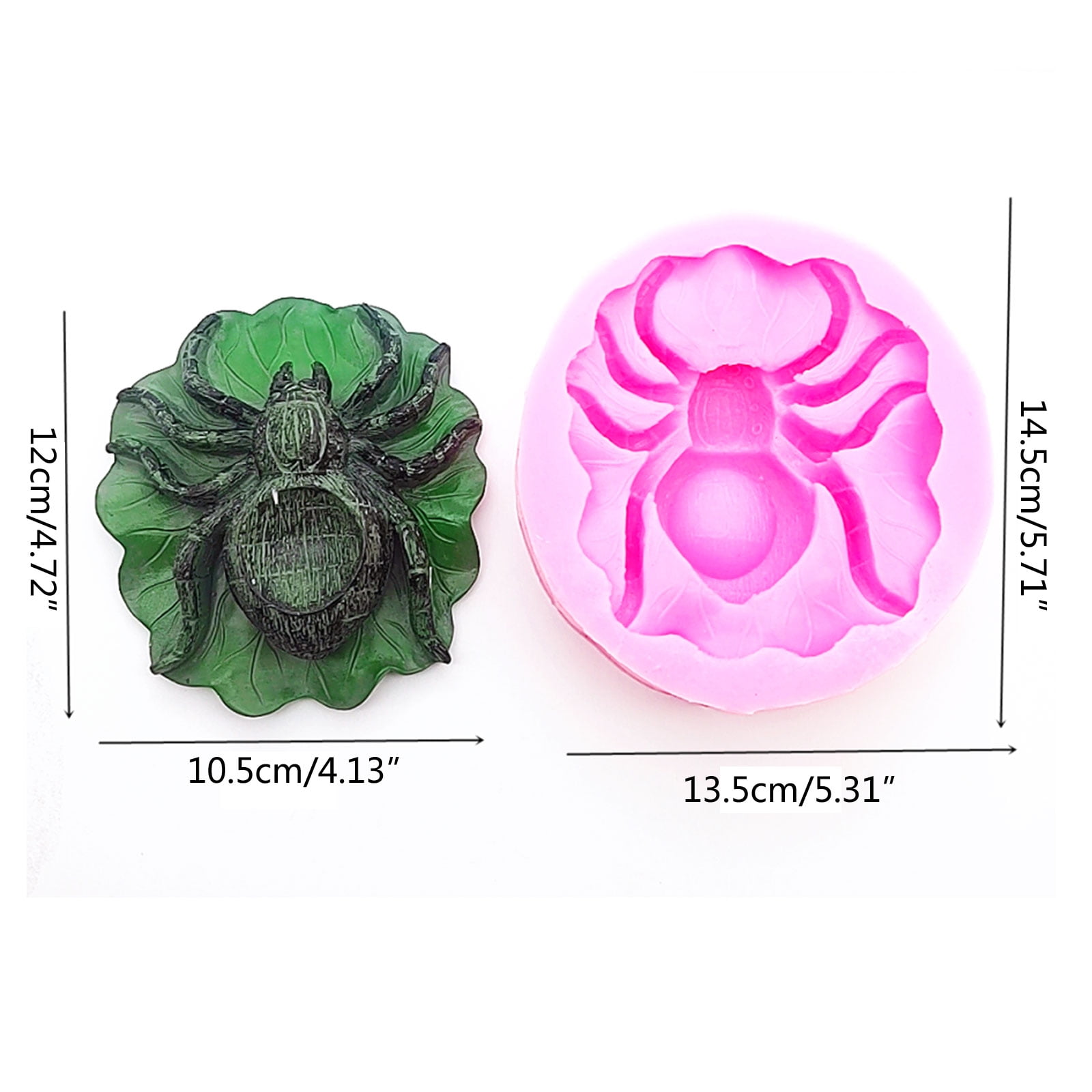 Spider Shape Silicone Mold Food-grade Safe Fondant Cake Chocolate Candy Resin Mould Handmade Craft Jewelry Clay Mold